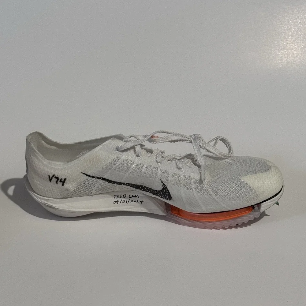 Nike Air Zoom Victory 2 Proto White Orange Black HF7642 Track Mens 5 Womens 6.5